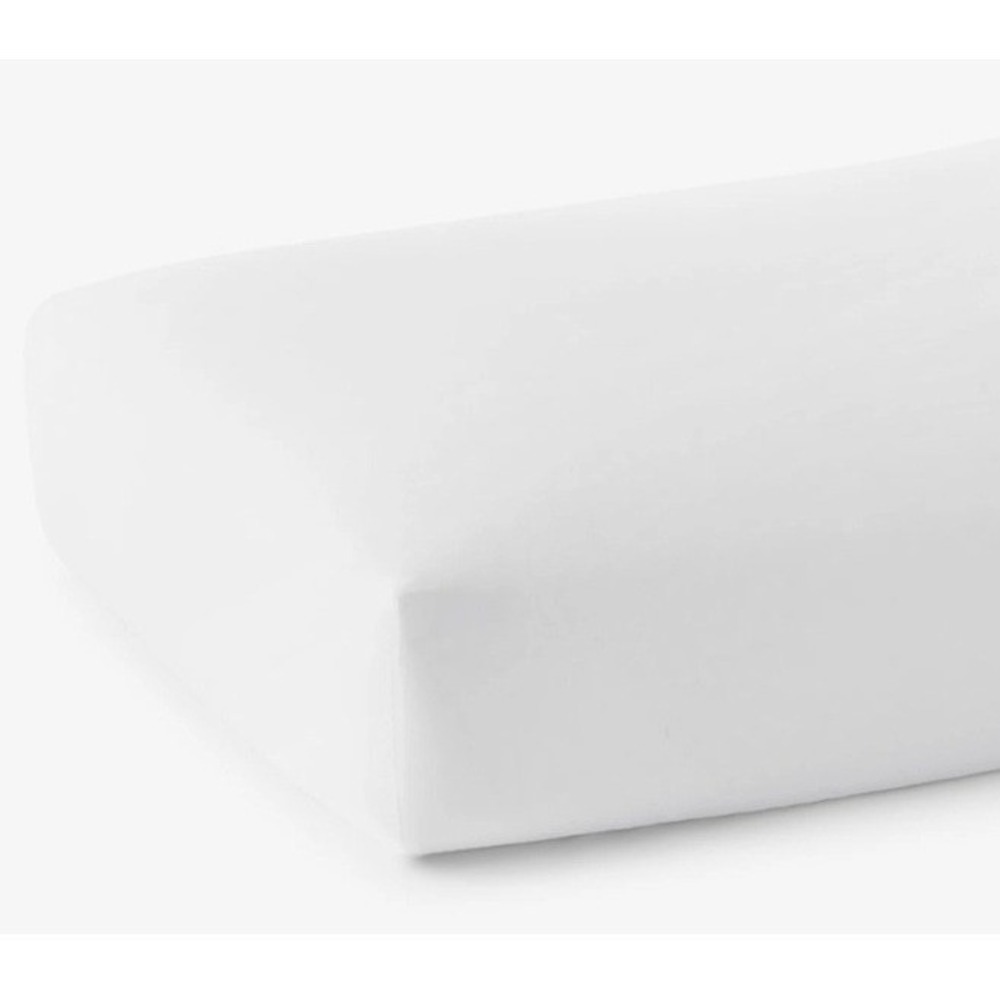 The Company Store King Fitted Sheet White 100% Cotton Percale 50652B OEKO-TEX